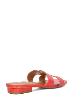 'Loupe' Leather Sliders