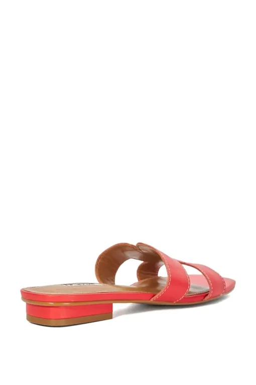 'Loupe' Leather Sliders