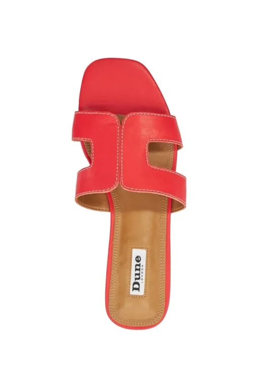 'Loupe' Leather Sliders
