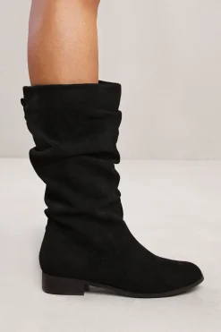 'Lyric' Slouch Calf Boot With Side Zip