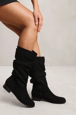 'Lyric' Slouch Calf Boot With Side Zip