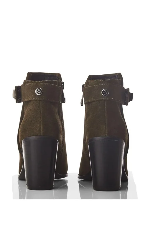 'Maricella' Suede Heeled Boots