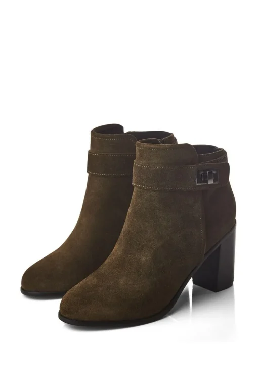 'Maricella' Suede Heeled Boots