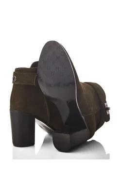 'Maricella' Suede Heeled Boots