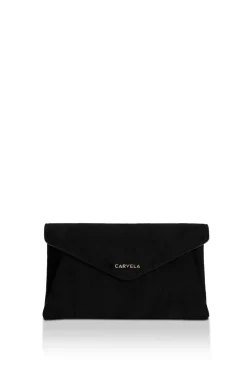 'Megan Envelope Clutch' Suedette Bag