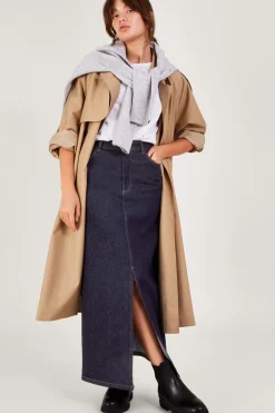 'Mia' Denim Maxi Skirt