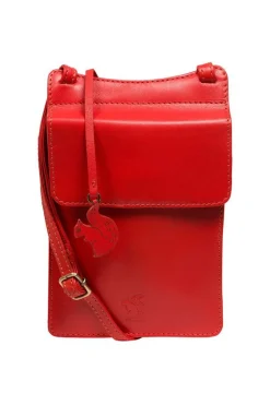 'Milly' Leather Cross Body Phone Bag