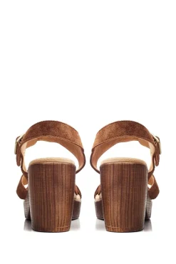 'Moniqua' Suede Heeled Sandals