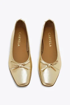 'Mya Bow' Leather Flats