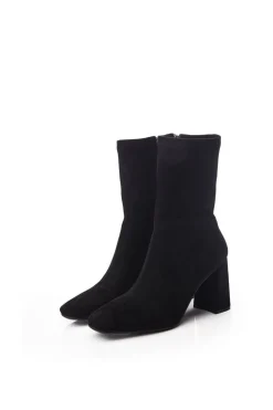 'Myler' Alcantara Heeled Boots