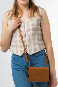 'Nemo' Leather Cross Body Clutch Bag