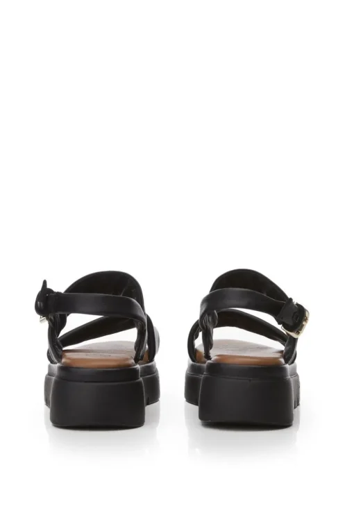 'Netty' Leather Flatforms