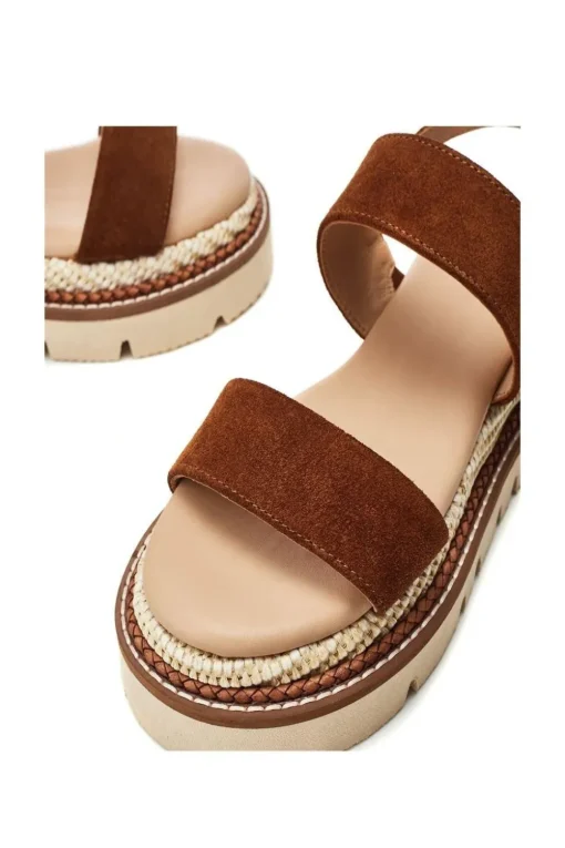 'Nilania' Suede Sandals