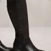 'Nyra' Below Knee Boot With Chunky Heel