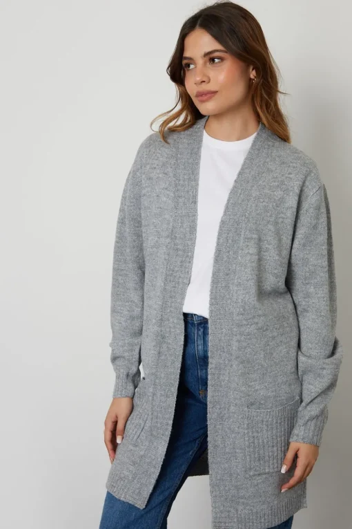 'Ocean' Longline Knitted Cardigan