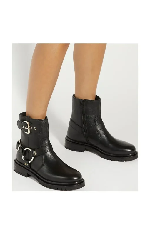 'Panos' Leather Biker Boots