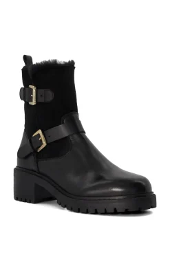 'Perform' Leather Biker Boots