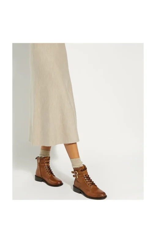 'Phyllis' Leather Ankle Boots