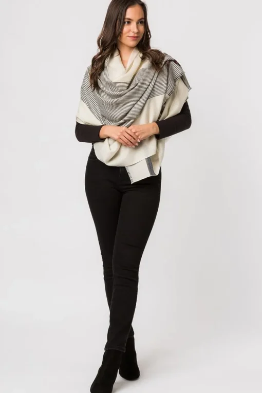 'Pixel' Cashmere & Merino Wool Throw
