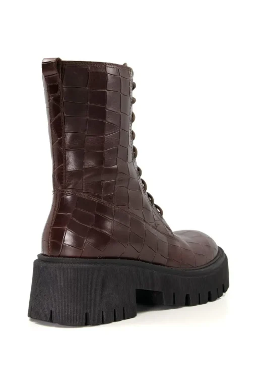 'Play' Leather Lace Up Boots