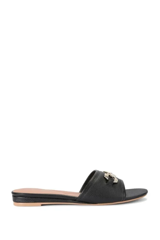 'Poise Mule' Leather Flats
