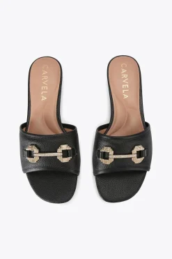 'Poise Mule' Leather Flats