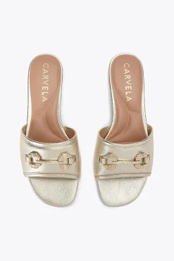'Poise Mule' Leather Flats