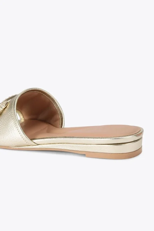 'Poise Mule' Leather Flats