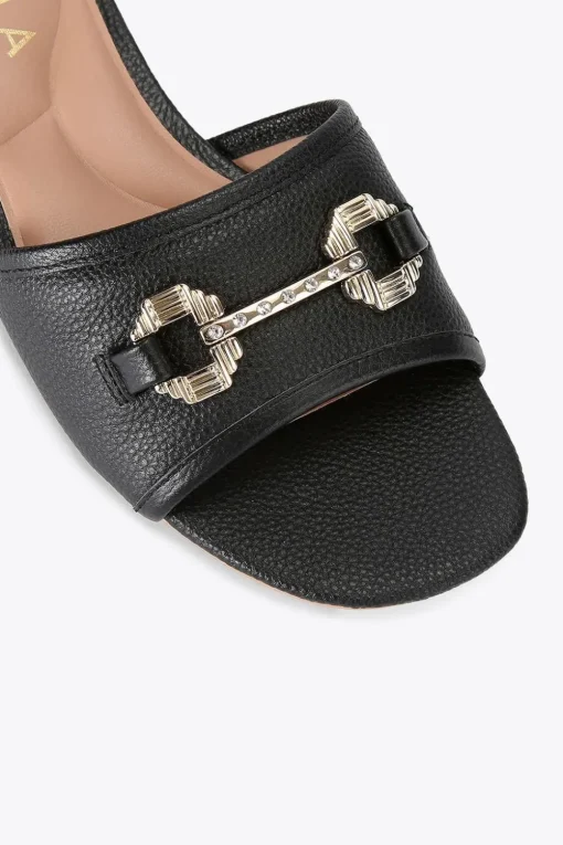 'Poise Mule' Leather Flats