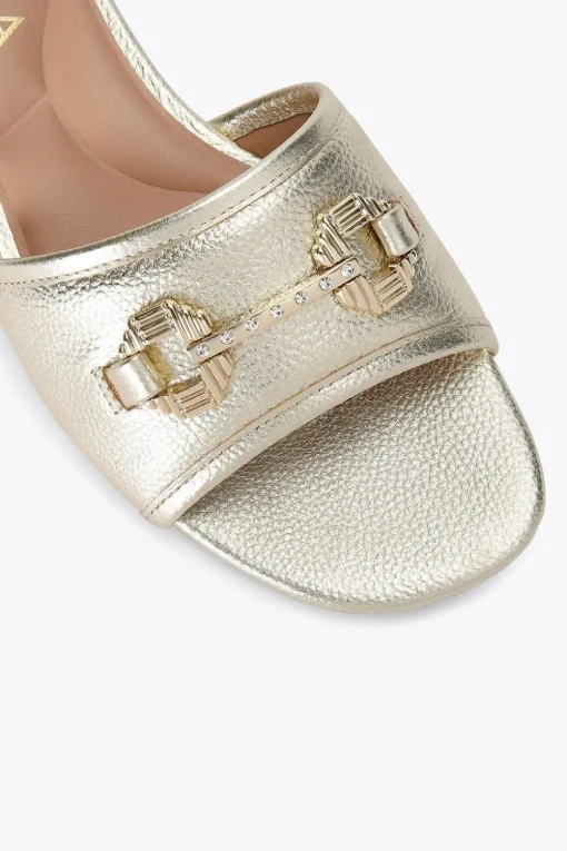 'Poise Mule' Leather Flats