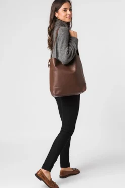 'Reynolds' Leather Shoulder Bag