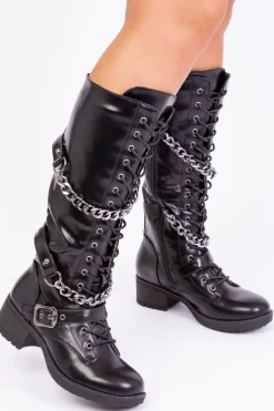 'Rocky' Calf Lace Up Boots