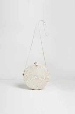 'Santorini' Round Basket Bag