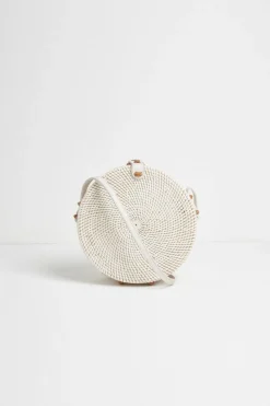 'Santorini' Round Basket Bag