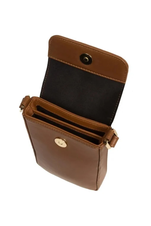 'Selena' Nappa Leather Cross Body Phone Bag