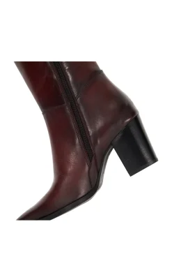 'Silahs' Leather Knee High Boots