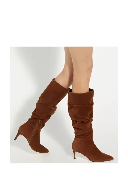 'Slouchings' Suede Smart Boots