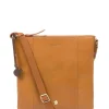 'Sol' Leather Cross Body Clutch Bag