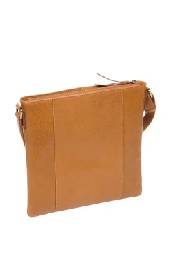 'Sol' Leather Cross Body Clutch Bag