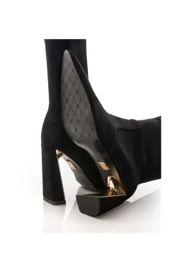 'Tamika' Alcantara Heeled Boots