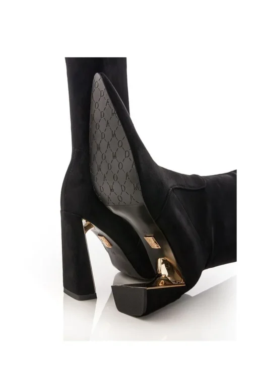 'Tamika' Alcantara Heeled Boots