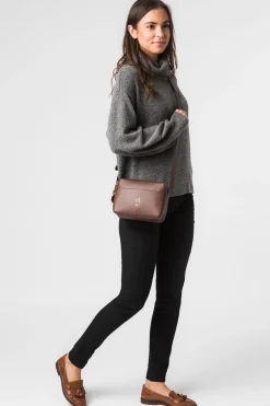 'Tatum' Leather Cross Body Bag