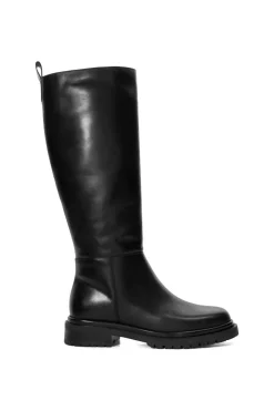 'Tilings' Leather Knee High Boots