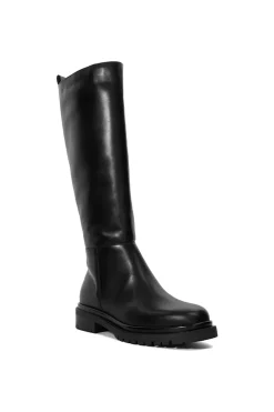 'Tilings' Leather Knee High Boots