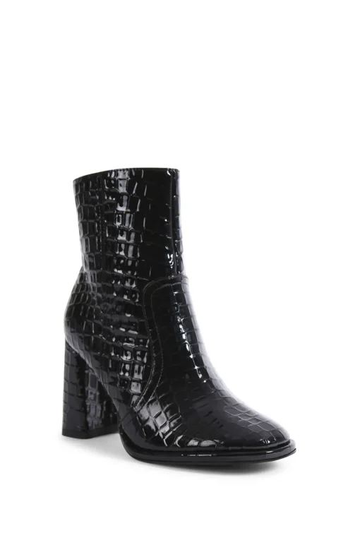 'Timber' Croc Print Boots