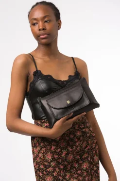 'Treasure' Leather Clutch Bag