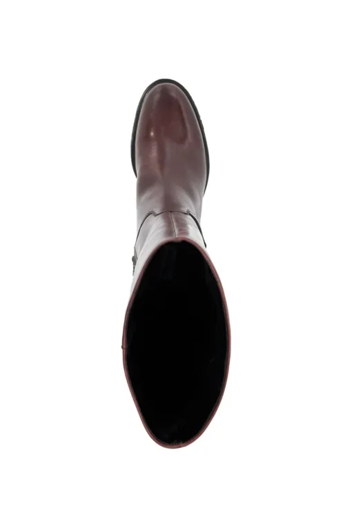 'Tucci' Leather Knee High Boots