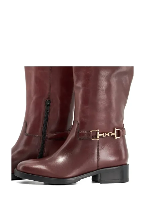 'Tucci' Leather Knee High Boots