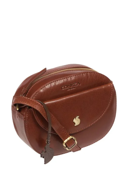 'Una' Leather Cross Body Bag