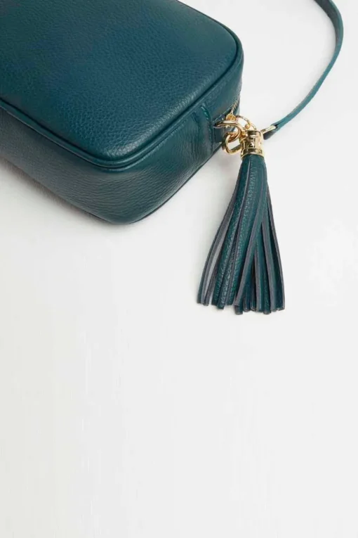 'Verona' Crossbody Tassel Bag with Aztec Strap